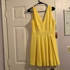 Yellow Short sundress